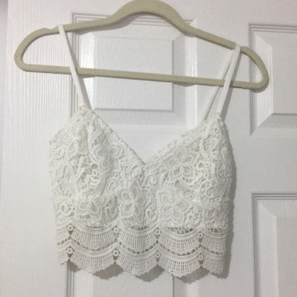 New LA hearts crop top